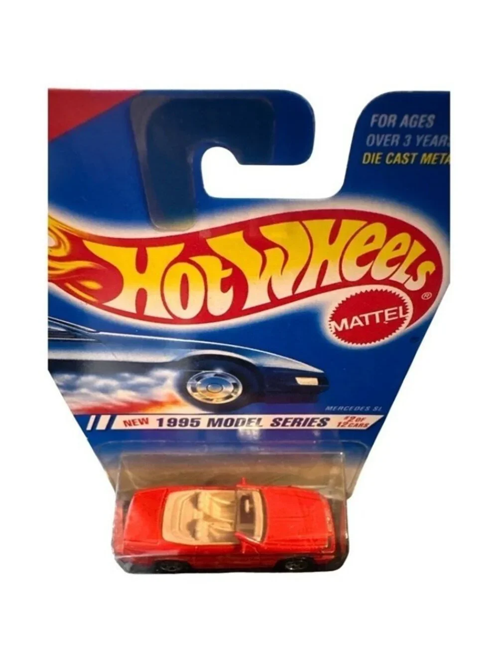 Vintage Die Cast Hot Wheels 1995 Model Series Mercedes SL Car 1994 2/12